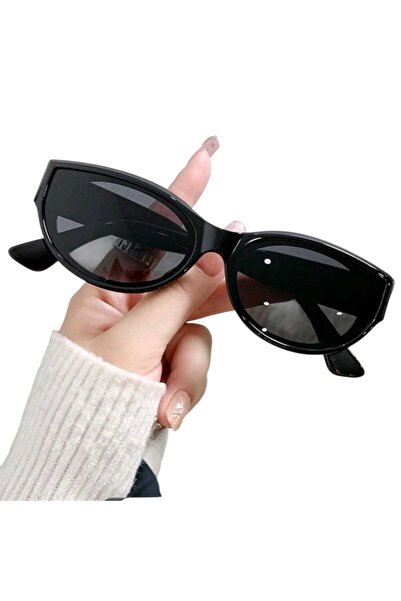 OEM Women's sunglasses, elegant, black, minimalist design, UV400 protection
