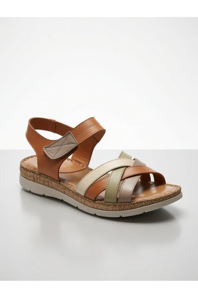 Kemal Aygün -Genuine Leather Women's Sandals
