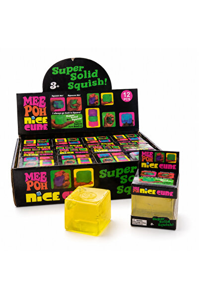 PONİKİDO Süper Solid Squish Küp Esnek Yumuşak Stres Küpü