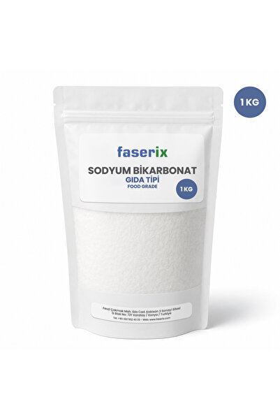 faserix Sodyum Bikarbonat (Şişecam) İngiliz Karbonatı Gıda Tipi 1 Kg