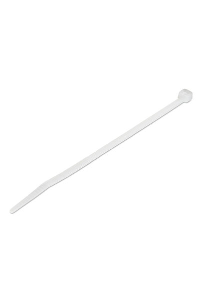 POWERTECH δεματικά καλωδίων TIES-055, 300x4.8mm, λευκά, 100τμχ