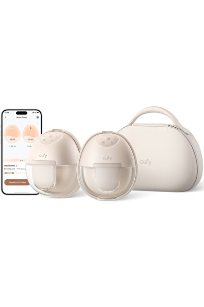 eufy S1 Pro Φορητό Θήλαστρο, HeatFlow ™   Τεχνολογία, Βέλτιστη Άνεση, Μπεζ
