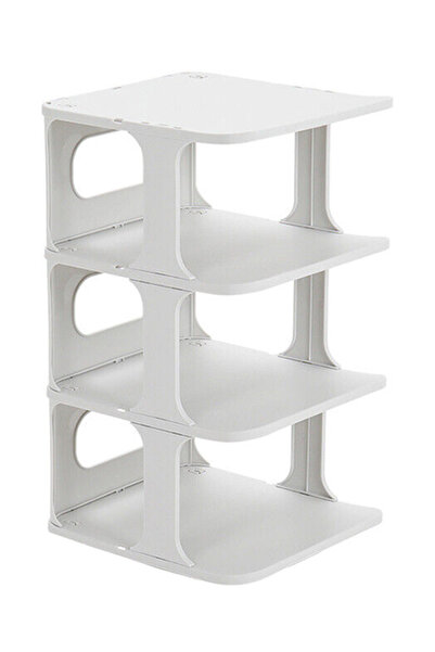 OEM HOME USE παπουτσοθήκη HUH-0154, 4 θέσεων, 24.5x26.5x45cm, γκρι