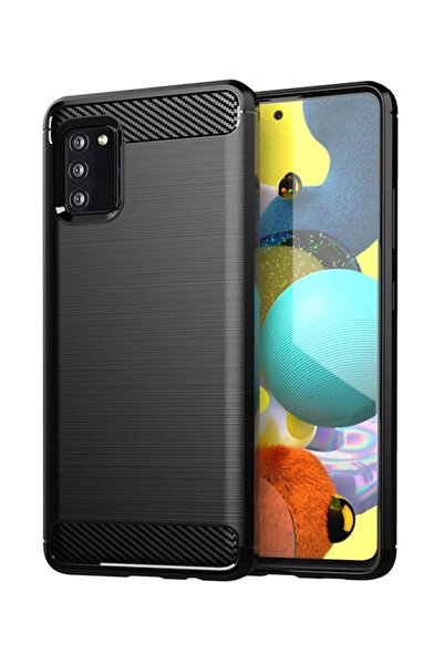 POWERTECH θήκη Carbon MOB-1727 για Samsung A03S, μαύρη