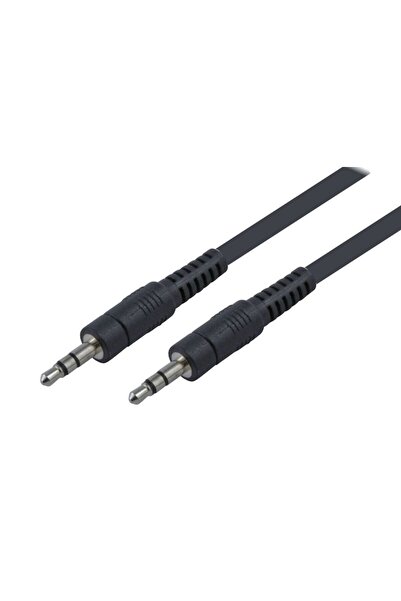 POWERTECH καλώδιο stereo 3.5mm CAB-J007, AUX, nickel plated, 3m, μαύρο