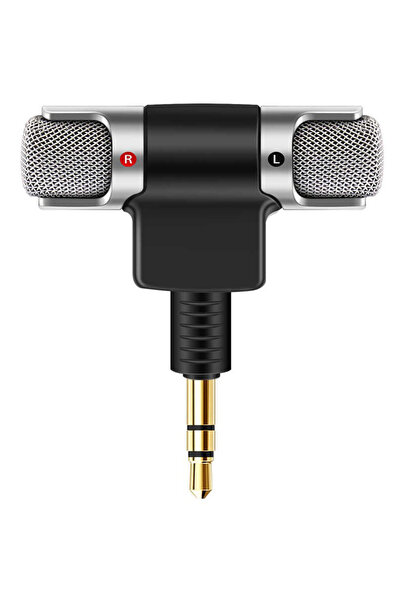 POWERTECH mini μικρόφωνο CAB-J041, stereo, 3.5mm