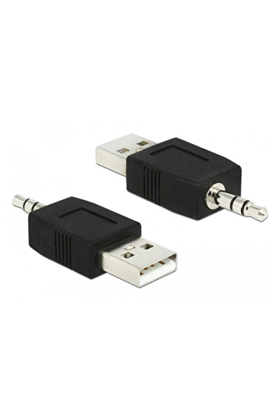 DELOCK Αντάπτορας USB 2.0 σε Stereo Jack 3.5mm 66069, μαύρο