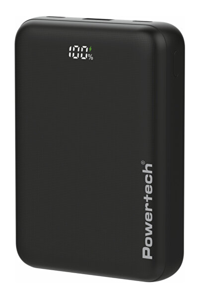 POWERTECH power bank PT-1503 με οθόνη, 20000mah, 22.5W, μαύρο