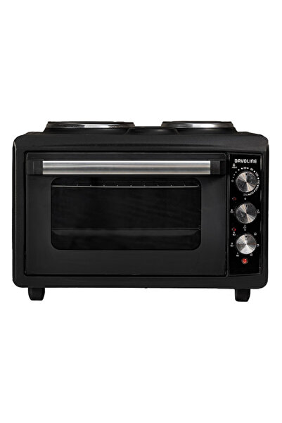 DAVOLINE FORNETTO 3802 EM/ BL Ηλεκτρικό Φουρνάκι 38lt με 2 Εμαγιέ Εστίες 2500...
