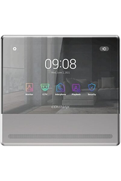 commax شاشة مراقبة لكاميرا المراقبة LCD تعمل باللمس بالكامل مقاس 7 بوصات مع خ...