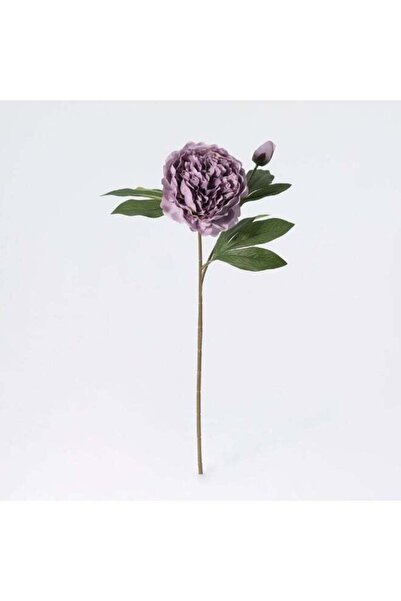 Danube Home Fernza Artificial Peony Purple Reddish Violet Single Stem Flower ...