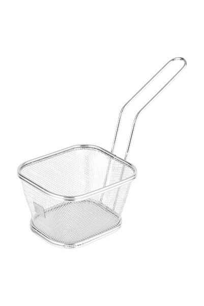 GEFU Cos pentru servit cartofi prajiti Bbq - L 25, l 11, H 17, argintiu, inox
