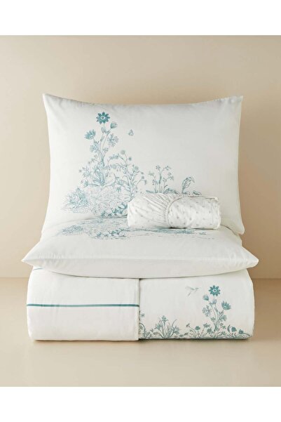 English Home Jouyline Cotton Sheet Double Duvet Cover Set 200X220 cm Green