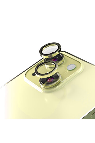 Apple iPhone 14 / 14 Plus - Camera glass Ring Yellow