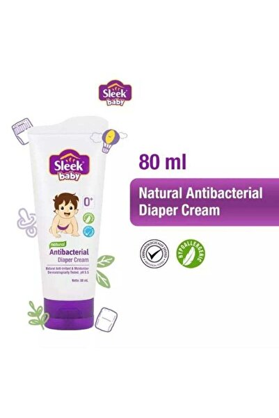 Sleek Baby Antibacterial Diapers Cream 80ml Tube