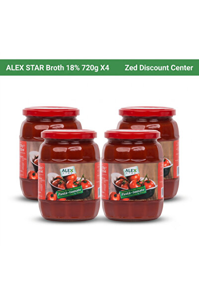 Alex Star Supă de carne 18% 720g X4