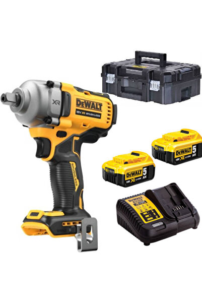 Dewalt DCF892P2T Μπουλονόκλειδο 18V 2x5Ah με Υποδοχή 1/2" Tstak