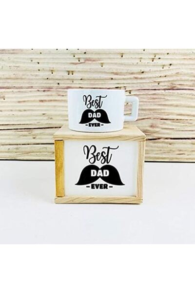 Yıldızan Mht Shop Best Dad Mug in Wooden Box 1153243