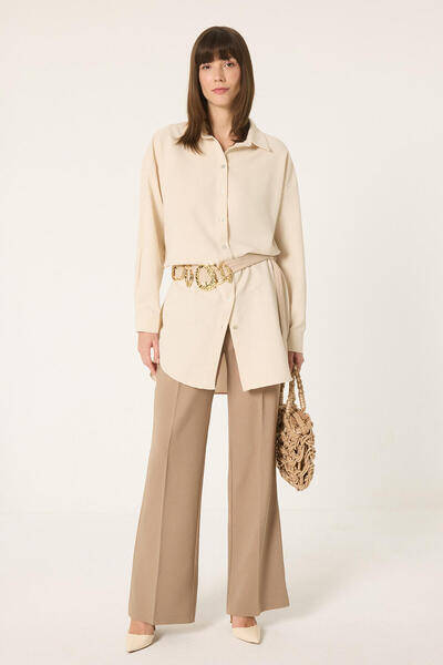 Touché Privé Basic Linen Long Shirt