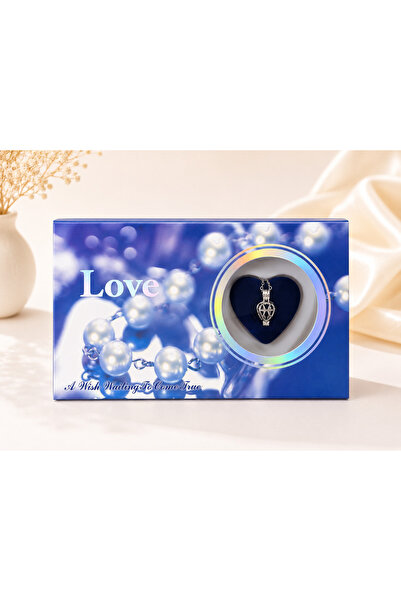 Love Pearl EKS HOME Gerçek İnci Kolye Hediye Seti - Dilek İncisi Sürpriz Kutu...