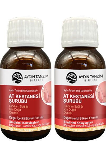 Genel Markalar Aydın Tanzim Birliği At Kestanesi Şurubu 2 Adet Rahatve Hafifh...