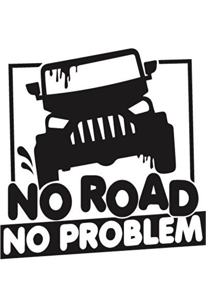 Amo-Stickers Sticker auto Off Road 13 25cm Alb