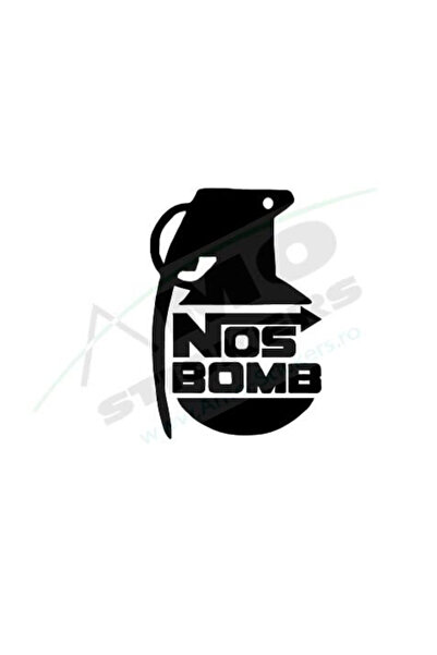 Amo-Stickers Стикер NOS BOMB 25см Червен