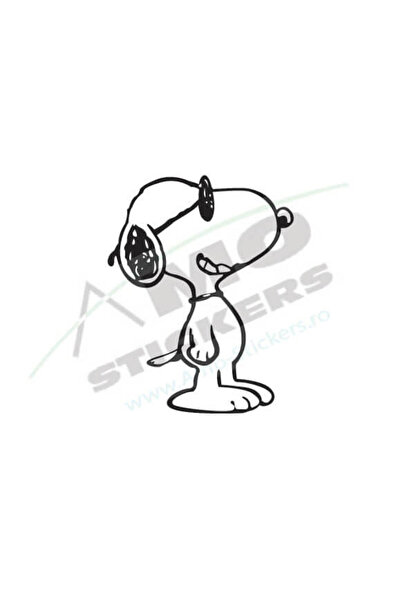 Amo-Stickers Car Sticker Cool dog 25cm Green