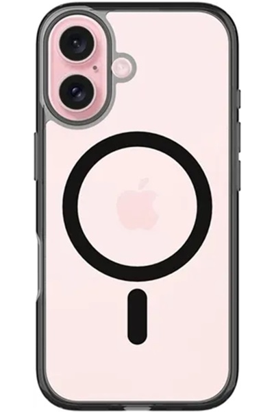 Vivid Θήκη Apple iPhone 16 Plus - MagSafe Hybrid Case Διάφανη με MagSafe - Black
