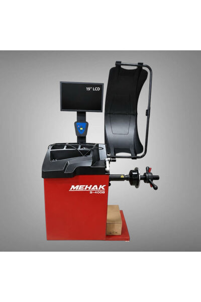 MEHAK S-400B Dijital Tekerlek Balans Makinesi - 19" LCD Ekran, Lazer Konumlan...