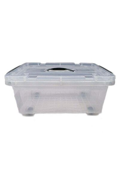 Milano Clear Plastic Storage Box – Durable Transparent Organizer Container fo...