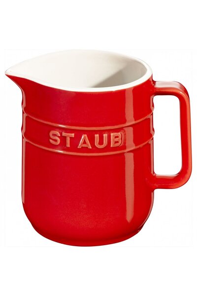 STAUB Ulcior pentru lapte, Staub, ceramica, 250ml, 10x7cm, rosu
