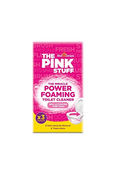 OEM The Pink Stuff, Pudra spumanta, curatare vas toaleta, 3 x 100 g