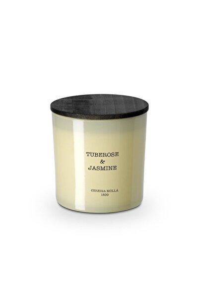 moneta Lumanare, Cereria Molla, Ceara/Sticla, 600 g, Bej