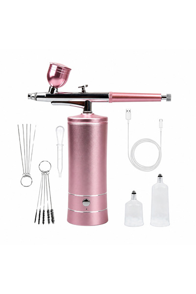 QNAİL PROFESSİONAL Portable Air Brush Airbrush Set Spray Device Ombre Machine...