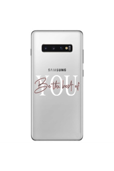 Other Samsung S10 Plus Be the best of Transparent Silicone TPU Θήκη