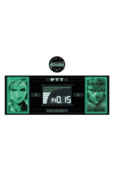 Fanattik Set gaming Solid Snake x Raiden multicolor 80x30x0.3cm