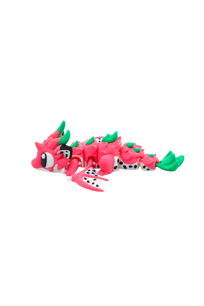 Eva Prints Mini Dragon Fructul Dragonului, figurina articulata printata 3D in Romania, dragon decorativ, cadou original, jucarie articulata, colectie