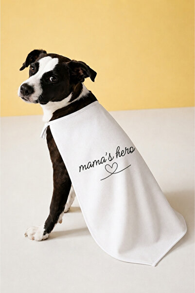 LIWOGY زي الحيوانات الأليفة المطبوع عليه Dog Cape Mama's Hero لالتقاط الصور