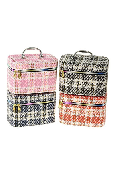 adar , Trusa cosmetica cu oglinda, cu fermoar, mix modele, Multicolor, 21x14x...