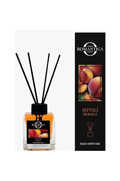 Romantica Odorizant de cameră cu bețișoare, Aromă puternică de piersică 100ML