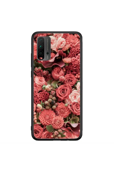 Other Xiaomi Redmi 9T Rose festival Black Glossy Θήκη