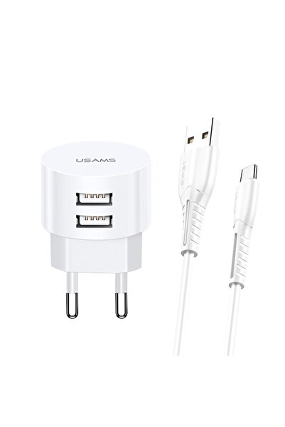 Usams CC081 T20 20W Dual USB Charger White