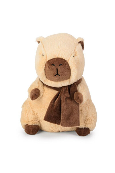 Daffi Jucarie de plus Kapibara, mascota din plus, cu sal, 27 cm, bej/maro