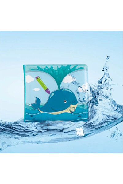 bath Carte magică cu efecte sonore și colorate – Animale marine, 15x13 cm, 4 ...
