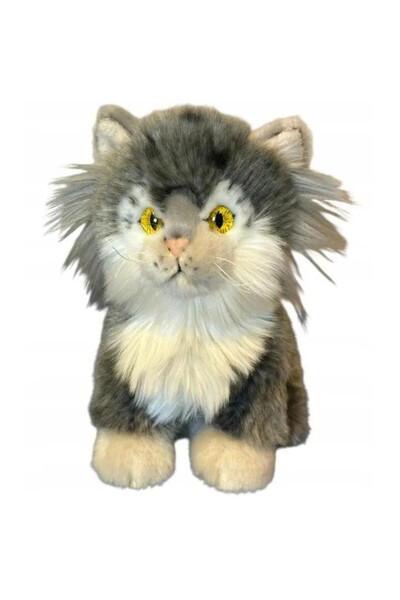 Dubi Pisică de pluș manuală, 19 cm