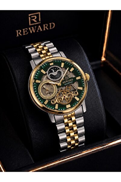 Reward Automatic Special Premium Series Men's Watch Steel Band 5 Atm Water Re...