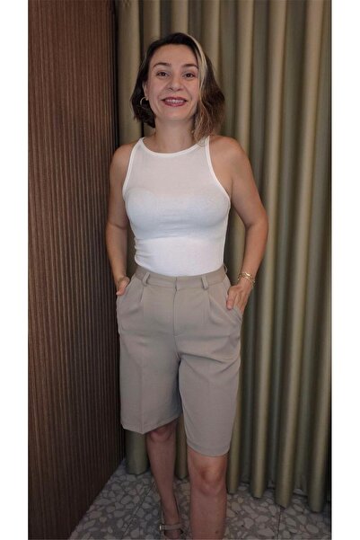 MU&ME BOUTİQUE Shorts with Hook Closure