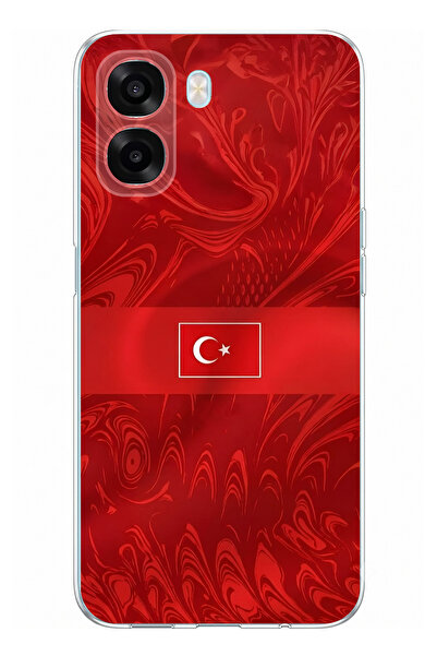 TechTree Oppo A6T - A6X Uyumlu Türk Milli Takım Desenli Forma Baskılı Silikon...