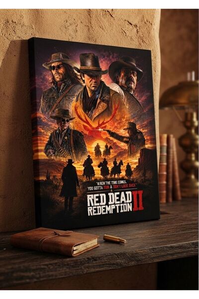 Generic Red Dead Redemption Canvas Wall Art – Framed Wall Painting for Home, ...